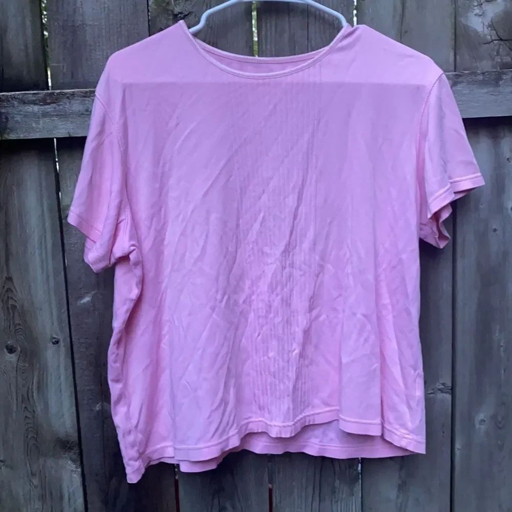 Baby Pink Ribbed Top sz. M